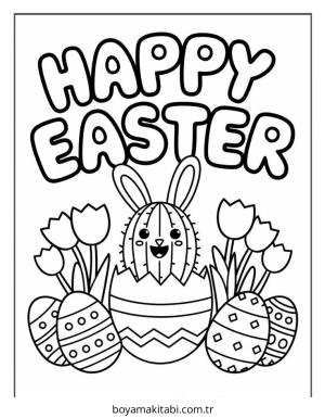 Kaktüs boyama sayfası – keyifli zaman, renkli çizimler