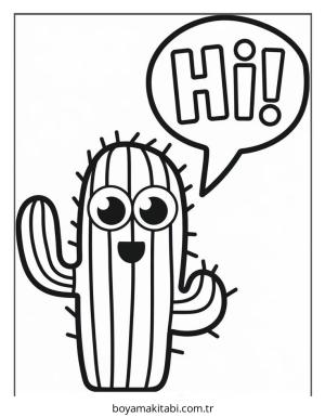 Kaktüs Boyama