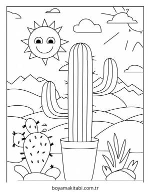 Kaktüs Boyama