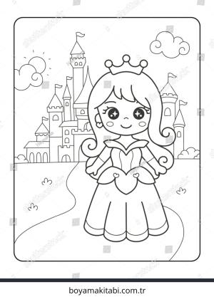 Kale boyama sayfası – evde etkinlik, ücretsiz yazdır