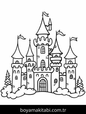 Kale boyama sayfası – eğitici aktivite, yaratıcılık