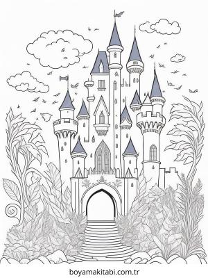 Kale boyama sayfası – yaratıcılık, eğlenceli etkinlik