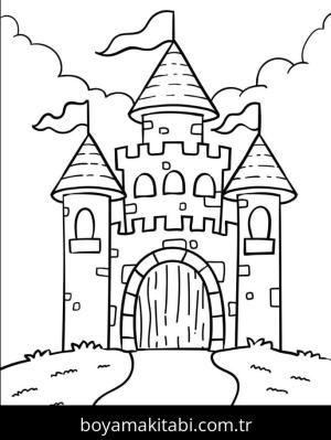 Kale boyama sayfası – yaratıcılık, eğlenceli etkinlik