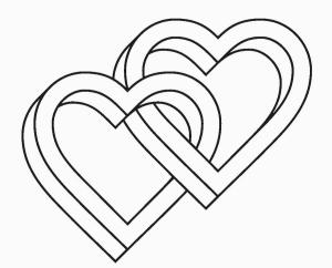 Kalp boyama sayfası, Heart coloring page, Güzel Kalp, 