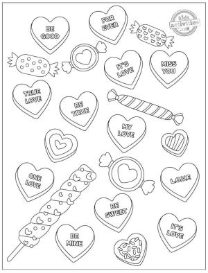 Kalp boyama sayfası, Heart coloring page, Şimdiye Kadarki en şirin Sevgililer günü Kalbi, 