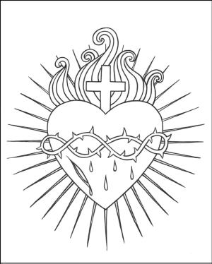 Kalp boyama sayfası, Heart coloring page, Temel Korkmuş Kalp, 