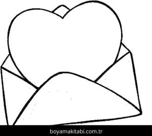 Kalp boyama sayfası – ücretsiz yazdır, boyama etkinliği