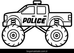 Kamyon boyama sayfası – PDF indir, sevimli karakter