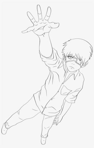 Kaneki Ken boyama sayfası,  coloring page, Hızlı Tokyo Ghoul Demon, 