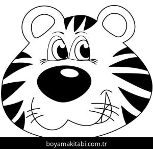 Kaplan boyama sayfası – PDF indir, sevimli karakter