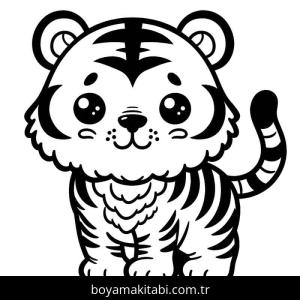 Kaplan boyama sayfası – yaratıcılığı geliştirir, keyifli zaman