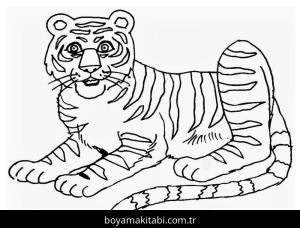 Kaplan boyama sayfası – evde etkinlik, ücretsiz yazdır