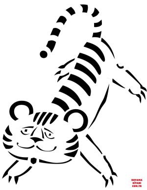 Kaplan boyama sayfası, Tigers coloring page, , tigers cartoon tiger 