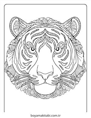 Kaplan boyama sayfası – evde etkinlik, ücretsiz yazdır