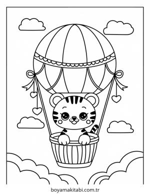 Kaplan boyama sayfası – basit çizim, kolay boyama