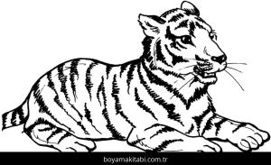 Kaplan boyama sayfası – kolay boyama, eğitici aktivite