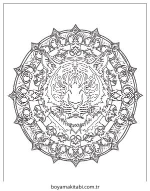 Kaplan boyama sayfası – boyama etkinliği, çocuk aktivitesi