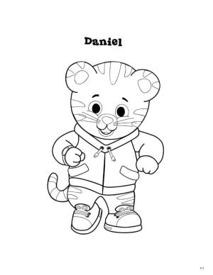 Kaplan boyama sayfası, Tigers coloring page, Daniel Kaplan, 