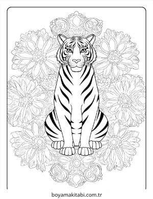 Kaplan boyama sayfası – boyama etkinliği, çocuk aktivitesi