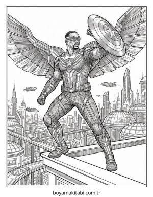 Kaptan Amerika Boyama