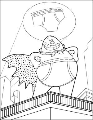 Kaptan Külot boyama sayfası,  coloring page, Külot Sembolü İle Kaptan Külot, 