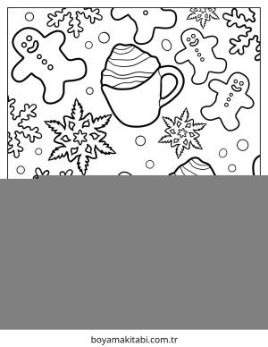 Kar Tanesi boyama sayfası – okul öncesi, evde etkinlik