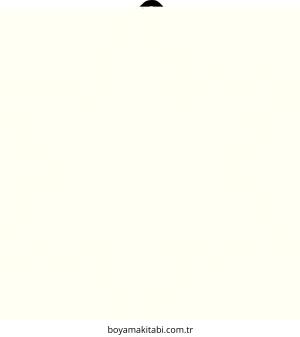 Kar Tanesi boyama sayfası – el becerilerini geliştirir, boyama çalışması