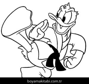 Karate boyama sayfası – sanatsal çalışma, çocuklar için