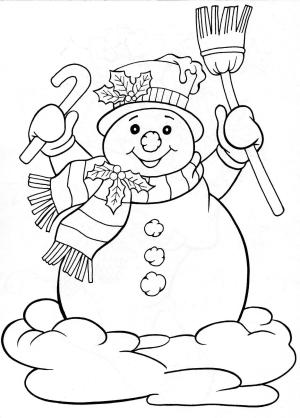 Kardan Adam boyama sayfası,  coloring page, Noel Baba’nın baş asistanı., 