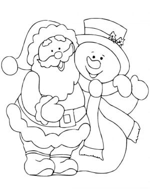 Kardan Adam boyama sayfası,  coloring page, Noel Baba’nın en iyi yardımcısı., 