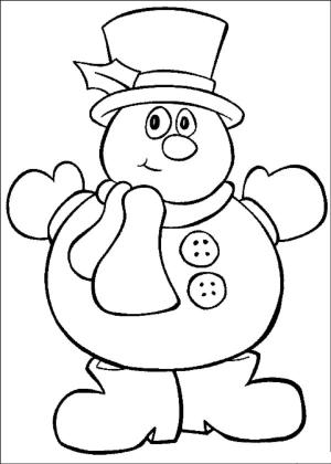 Kardan Adam boyama sayfası,  coloring page, Çizmeli bir kardan adam gördünüz mü, 