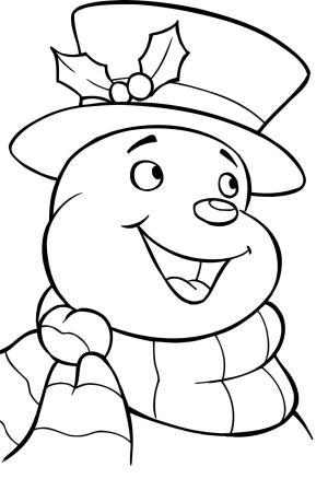 Kardan Adam boyama sayfası,  coloring page, Biri bana şapka taksın!, 