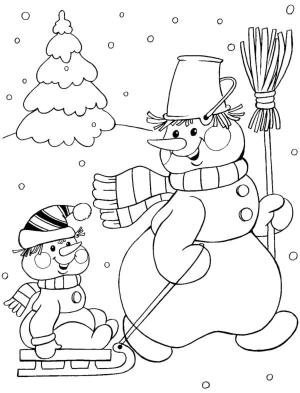 Kardan Adam boyama sayfası,  coloring page, En iyi arkadaşın bir kardan adam olduğunda., 