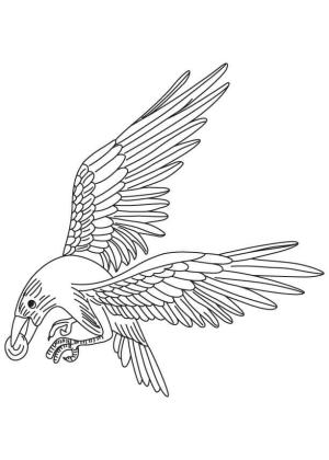 Karga boyama sayfası,  coloring page, Serin Karga, 