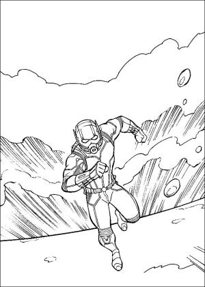 Karınca Adam boyama sayfası,  coloring page, Ant Man Running, 