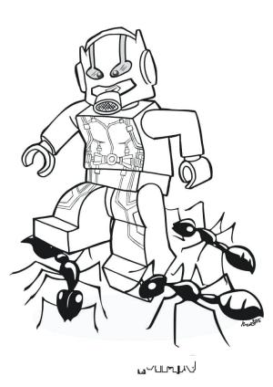 Karınca Adam boyama sayfası,  coloring page, Karınca Adam Lego, 