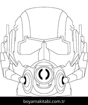 Karınca Adam boyama sayfası – eğlenceli etkinlik, el becerilerini geliştirir