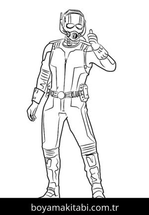 Karınca Adam boyama sayfası – boyama etkinliği, çocuk aktivitesi