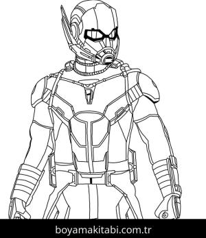 Karınca Adam boyama sayfası – evde etkinlik, ücretsiz yazdır