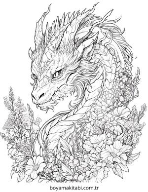 Karışık boyama sayfası – el becerilerini geliştirir, boyama çalışması