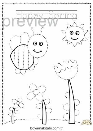 Karışık boyama sayfası – yaratıcılığı geliştirir, keyifli zaman