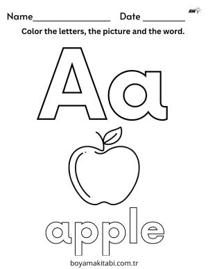 Karışık boyama sayfası – eğitici aktivite, yaratıcılık