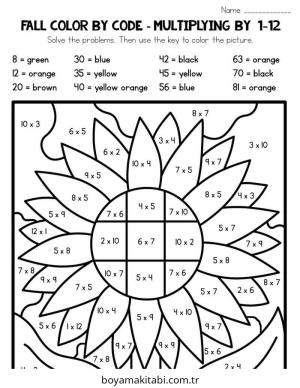 Karışık boyama sayfası – evde etkinlik, ücretsiz yazdır