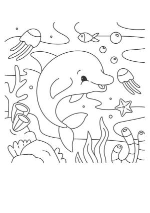 Karışık boyama sayfası, Mixed coloring page, , 