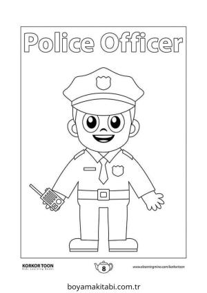 Karışık boyama sayfası – çocuklar için, çizgi film temalı