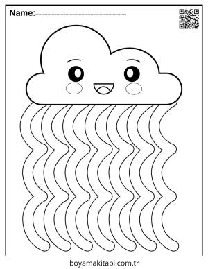 Karışık boyama sayfası – eğitici aktivite, yaratıcılık