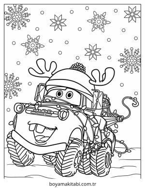 Karışık boyama sayfası – renkli çizimler, okul öncesi