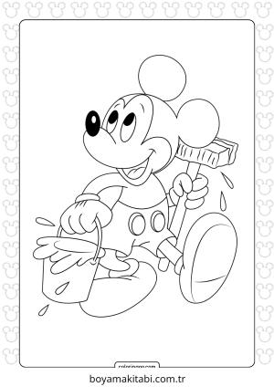 Karışık boyama sayfası – PDF indir, sevimli karakter