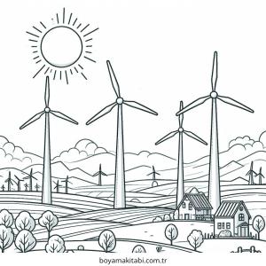 Karışık boyama sayfası – eğitici aktivite, yaratıcılık