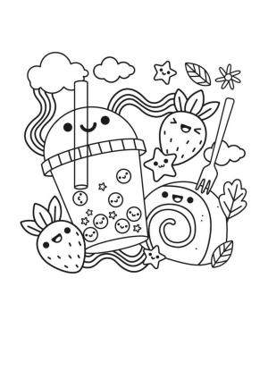 Karışık boyama sayfası, Mixed coloring page, , 